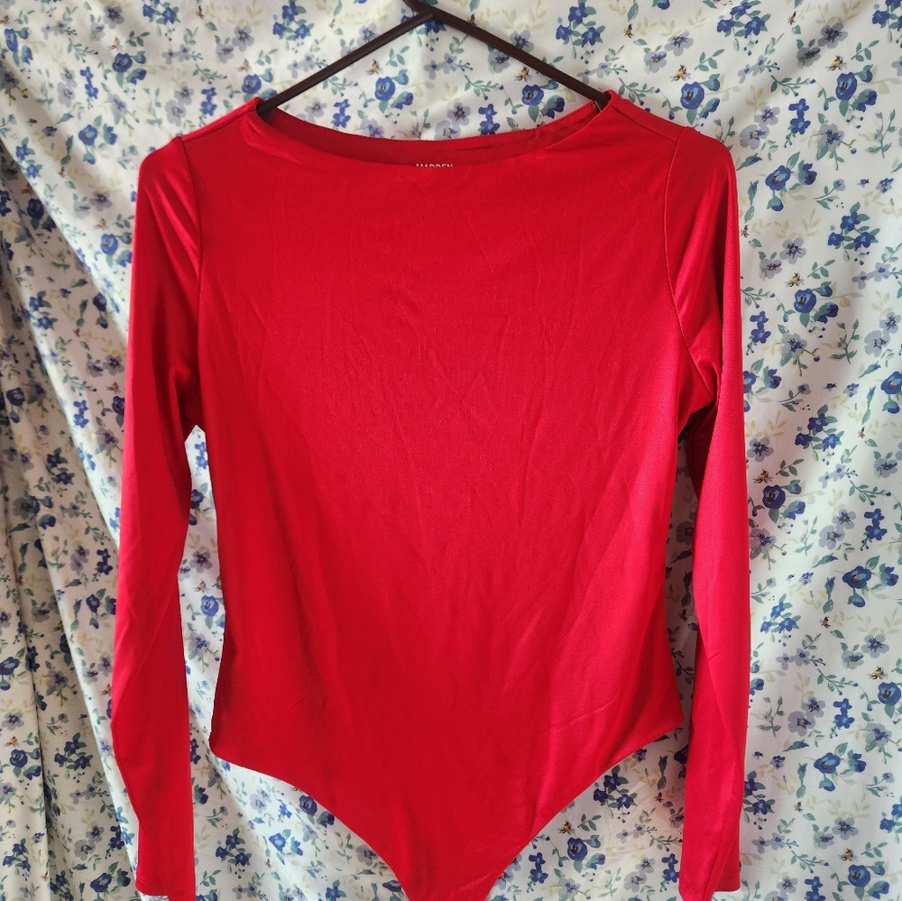 Red Bodysuit Madden NYC